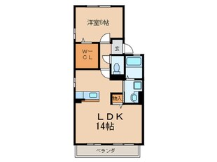 リヴェ－スかんだの物件間取画像